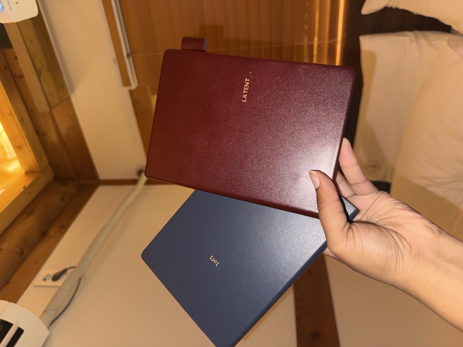 Finished custom journal from Seoul